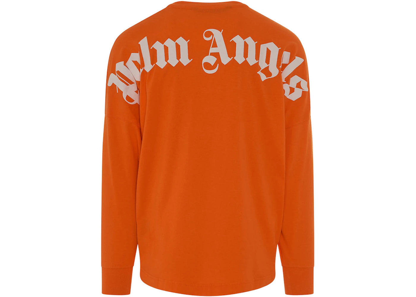 palm angels classic logo over long-sleeve t-shirt orange