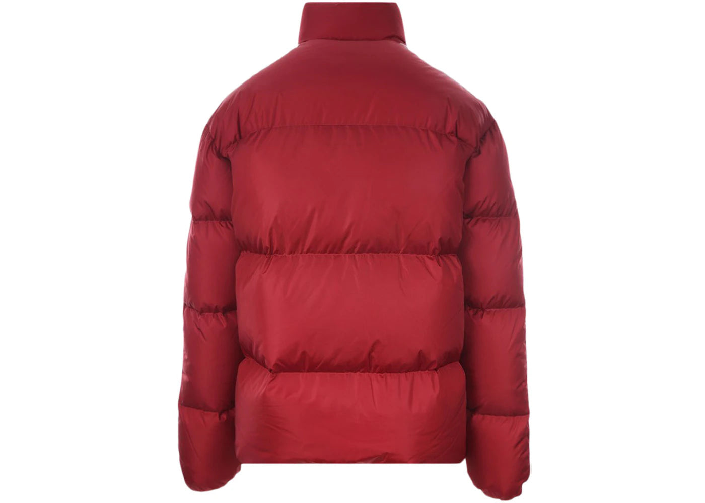 palm angels classic track down jacket red/white