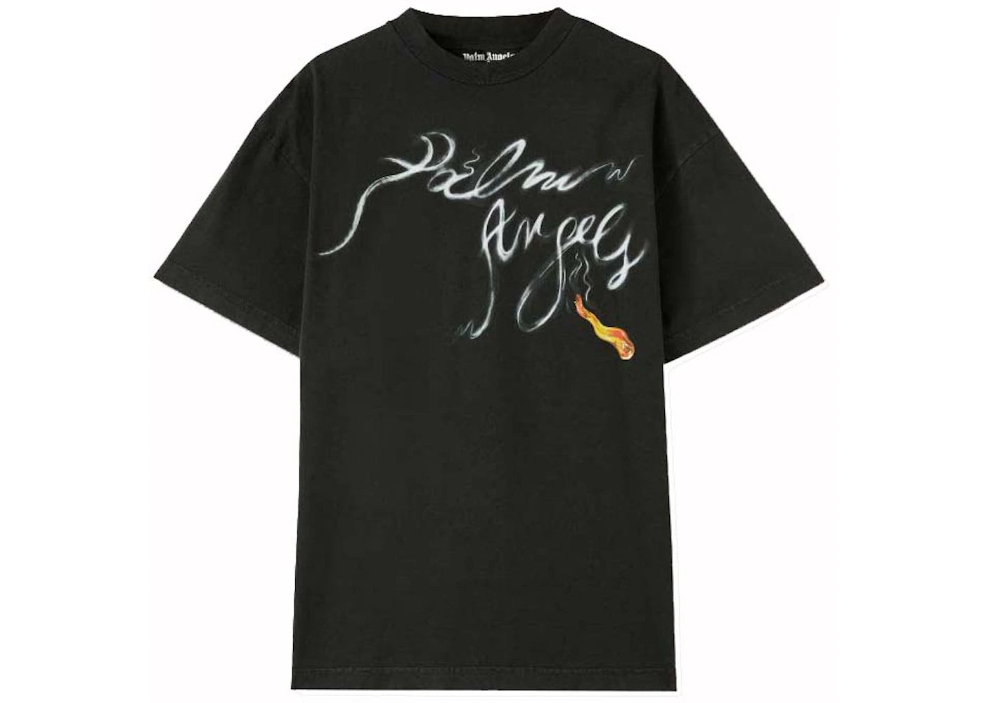 palm angels foggy pa t-shirt black/white