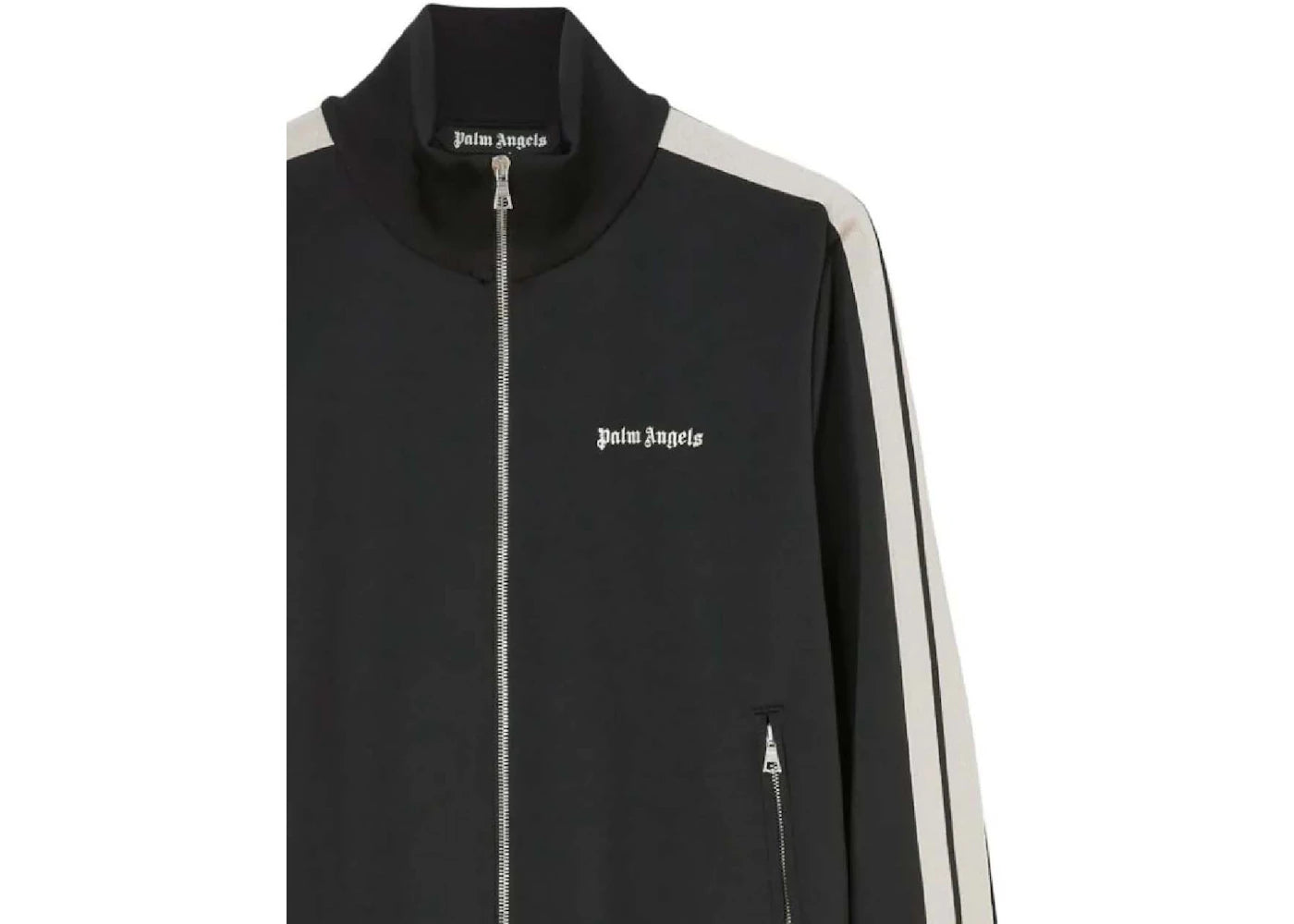 palm angels new classic track jacket black/white
