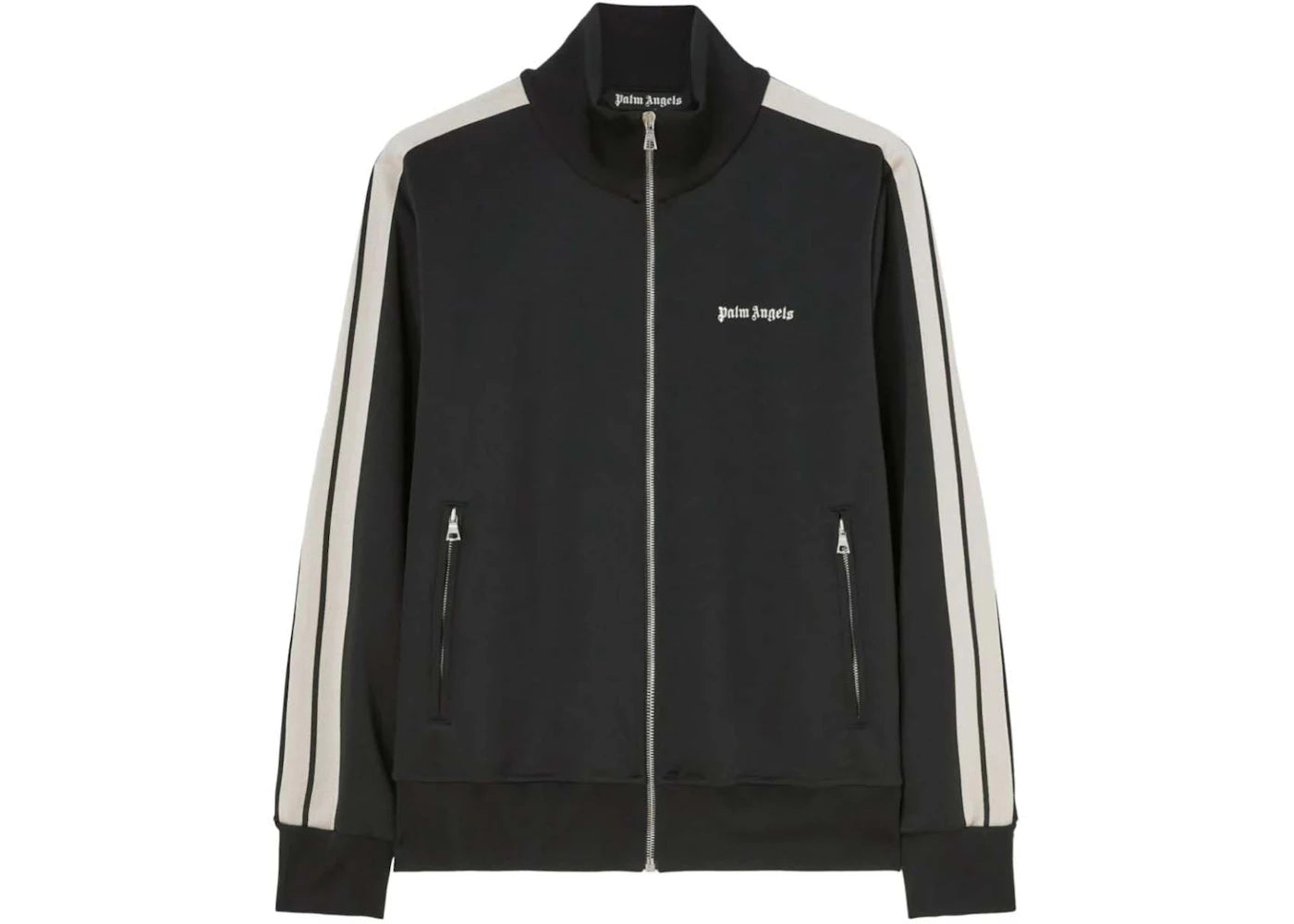 palm angels new classic track jacket black/white