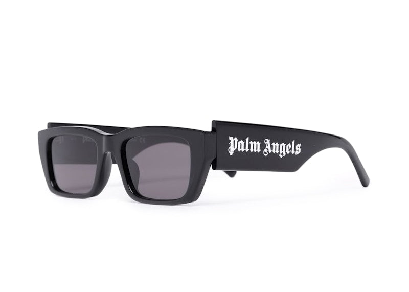 Palm Angels Palm Rectangle Frame Sunglasses Black Grey