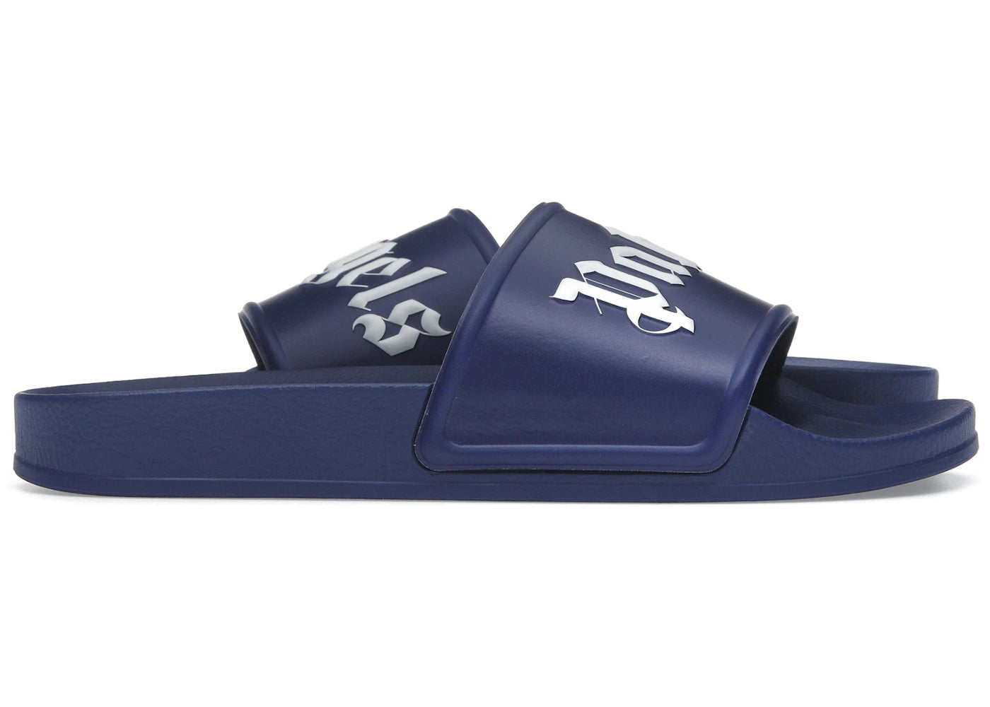 Palm Angels Pool Slides Dark Blue White Ss23