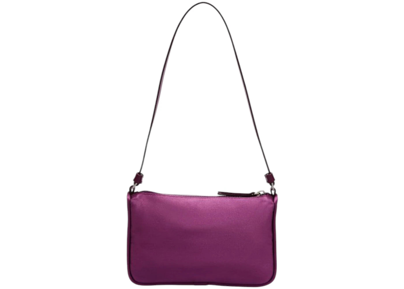 Palm Angels Satin Palm Shoulder Bag Purple