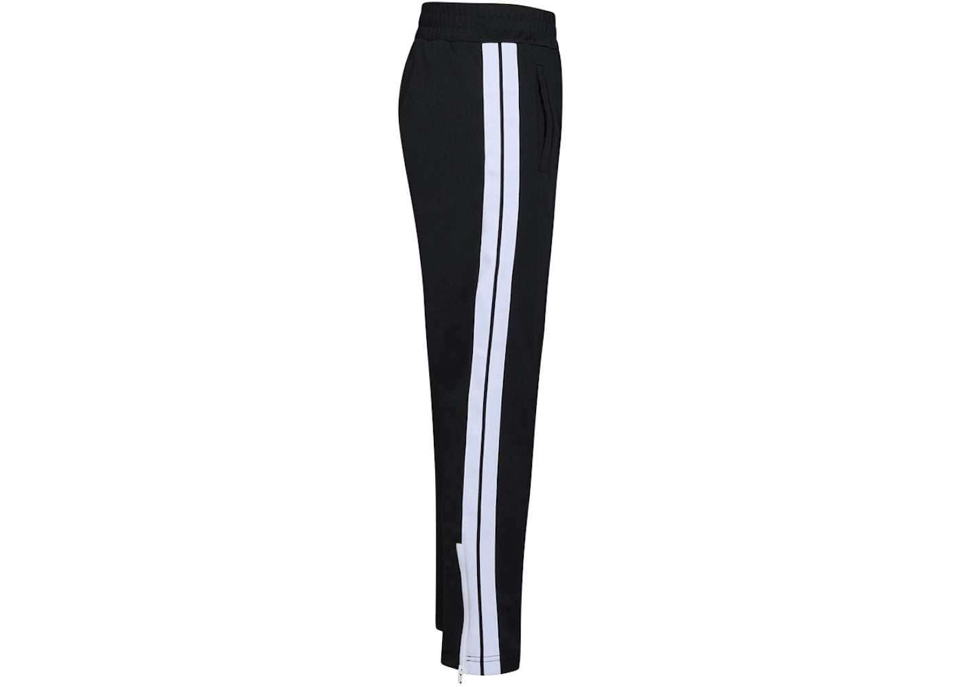 palm angels slim fit trackpants black/white