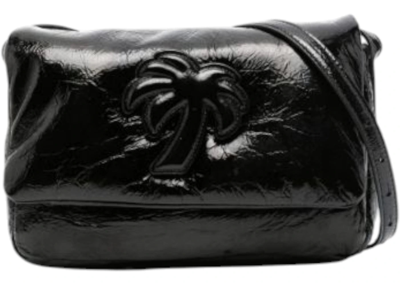 Palm Angels Soft Palm Bridge Bag Black