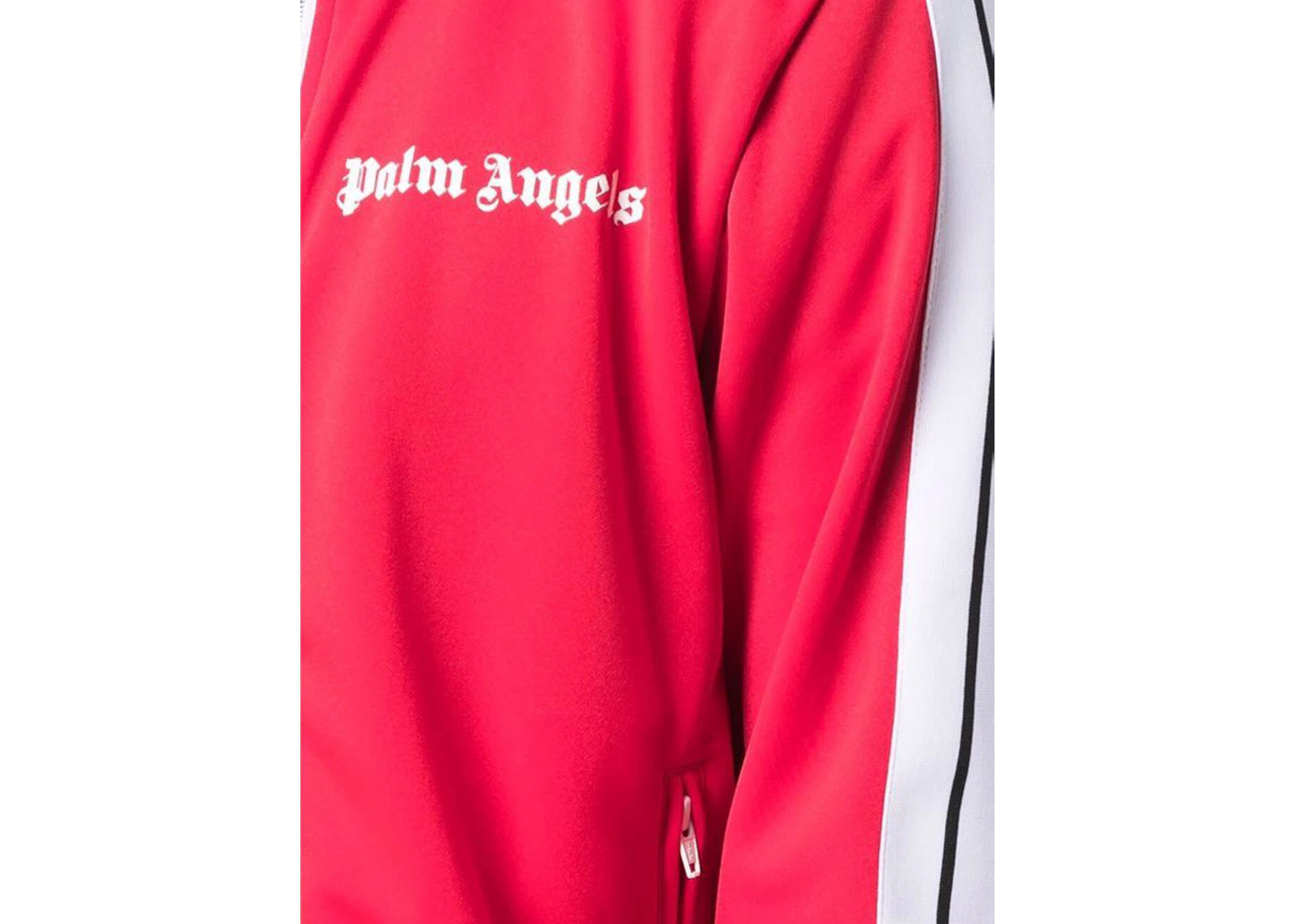 palm angels track jacket red/white/black (ss22)