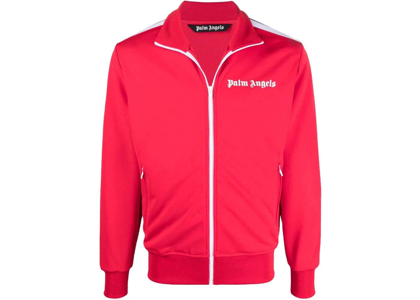 palm angels track jacket red/white/black (ss22)