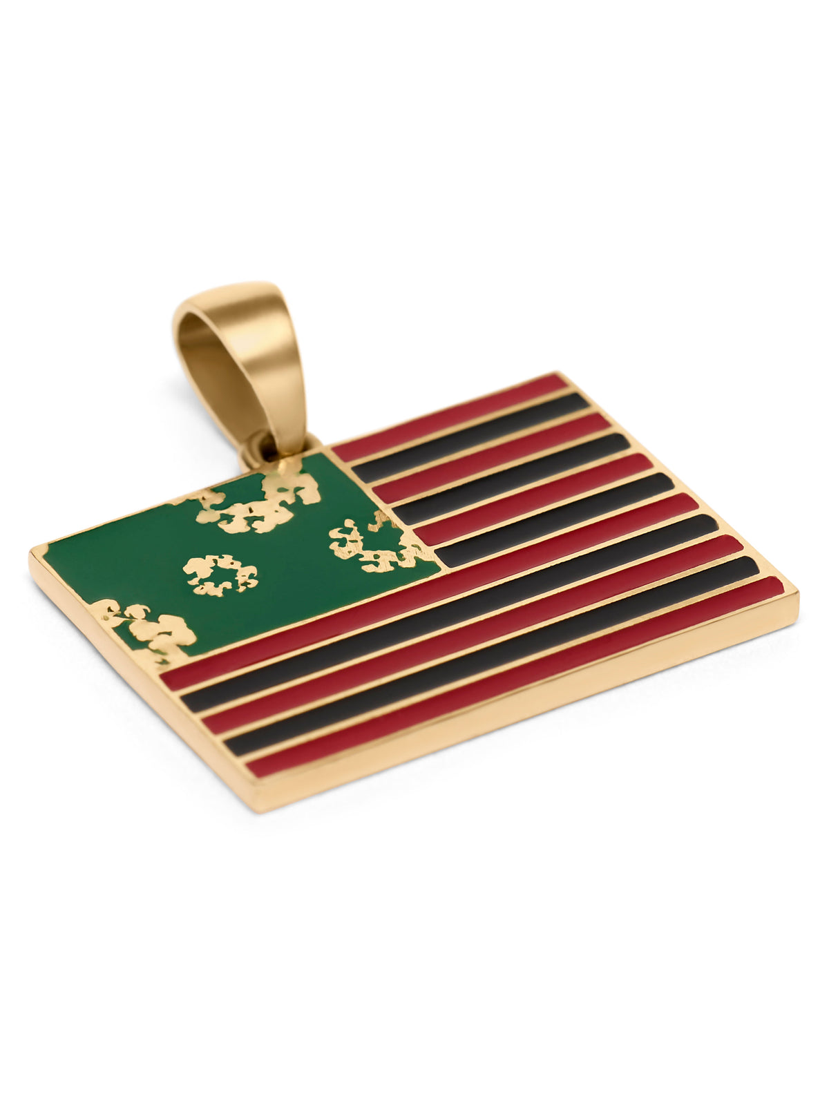 Denim Tears Pan African Flag Pendant