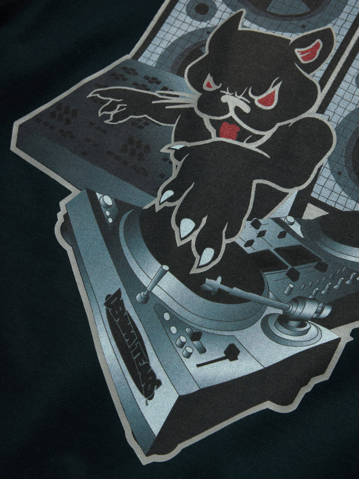 Denim Tears Panther DJ Tee Black