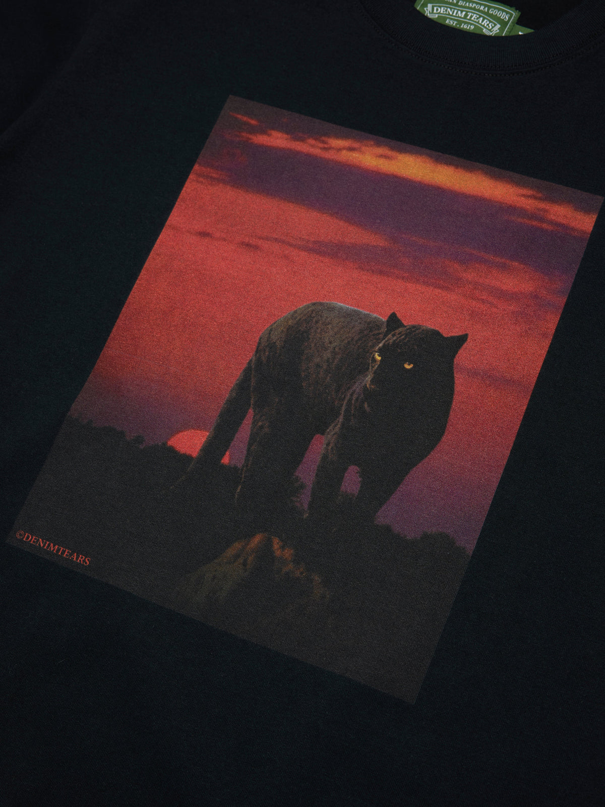 Denim Tears Natural Habitat Tee Black