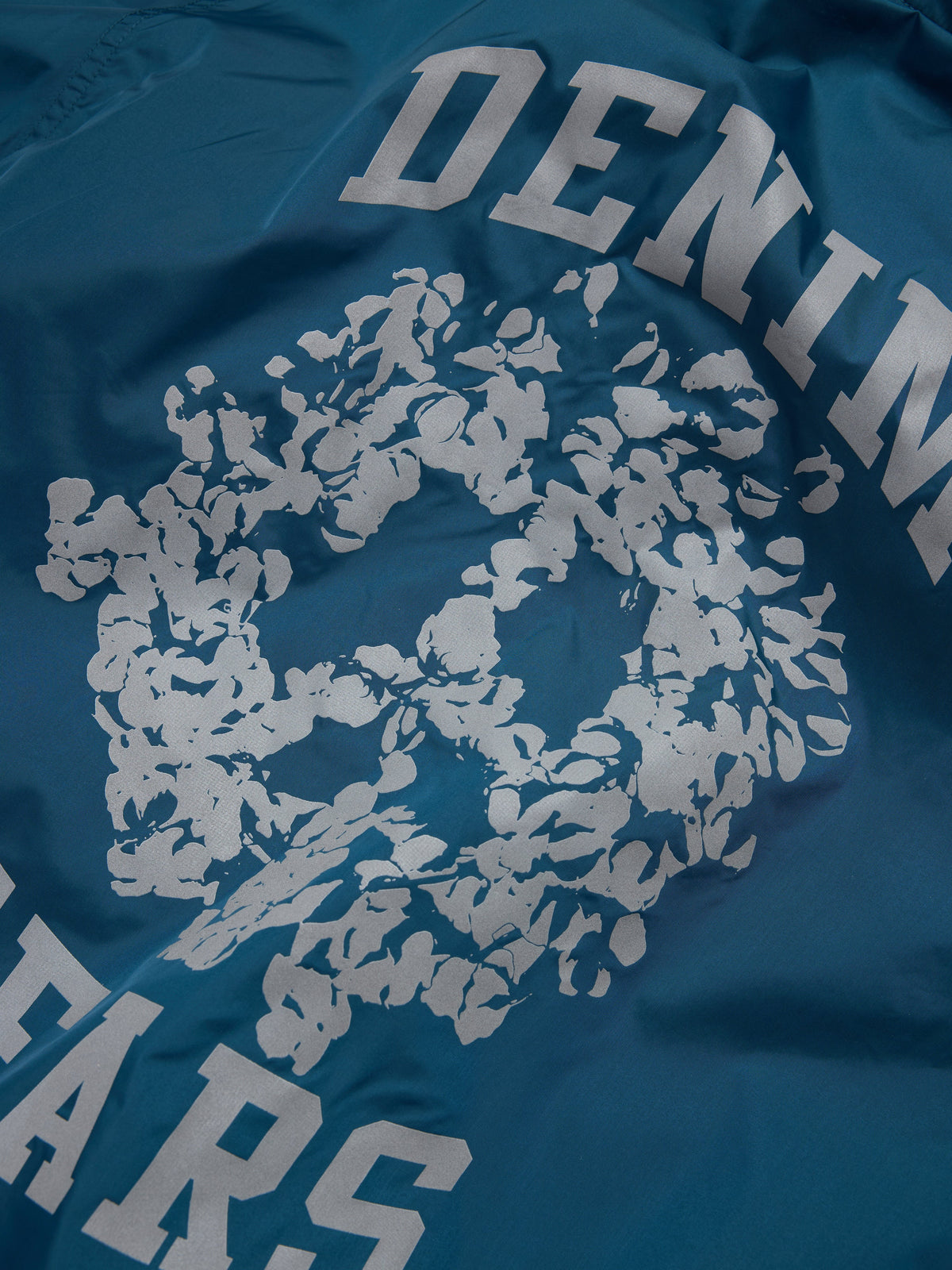 Denim Tears Peace Wreath Coaches Jacket Blue