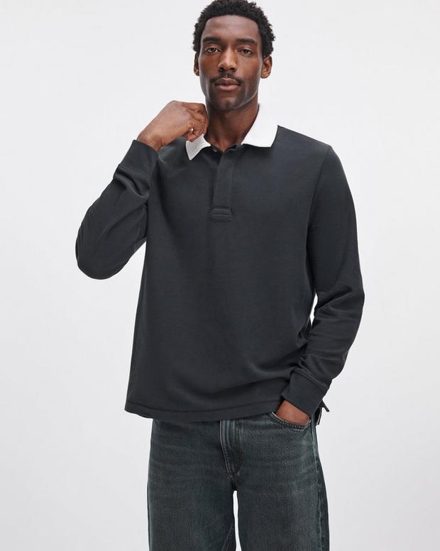 Rag & Bone Piqué Rugby Polo