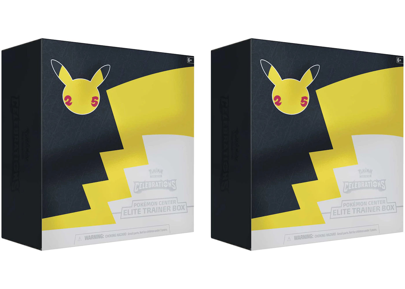 Pokemon Tcg 25Th Anniversary Celebrations Pokemon Center Exclusive Elite Trainer Box 2X Lot