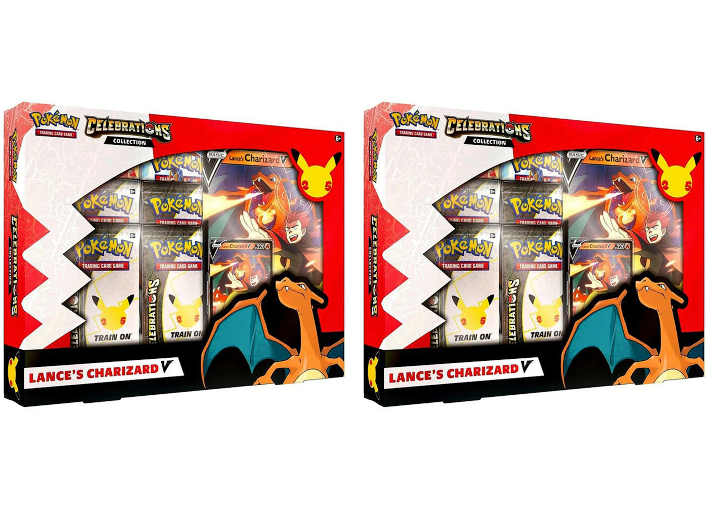 Pokemon Tcg 25Th Anniversary Celebrations V Box Lances Charizard V 2X Kicks Machine Pokemon Tcg 25Th Anniversary Celebrations V Box Lances Charizard V 2X Kicks Machine
