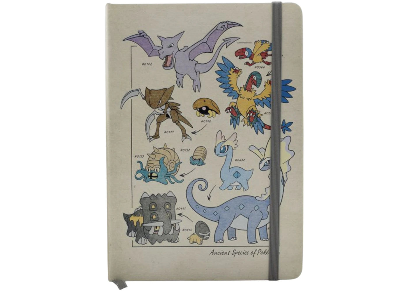 Pokemon X Natural History Museum Ancient Species Of Pokemon Notebook