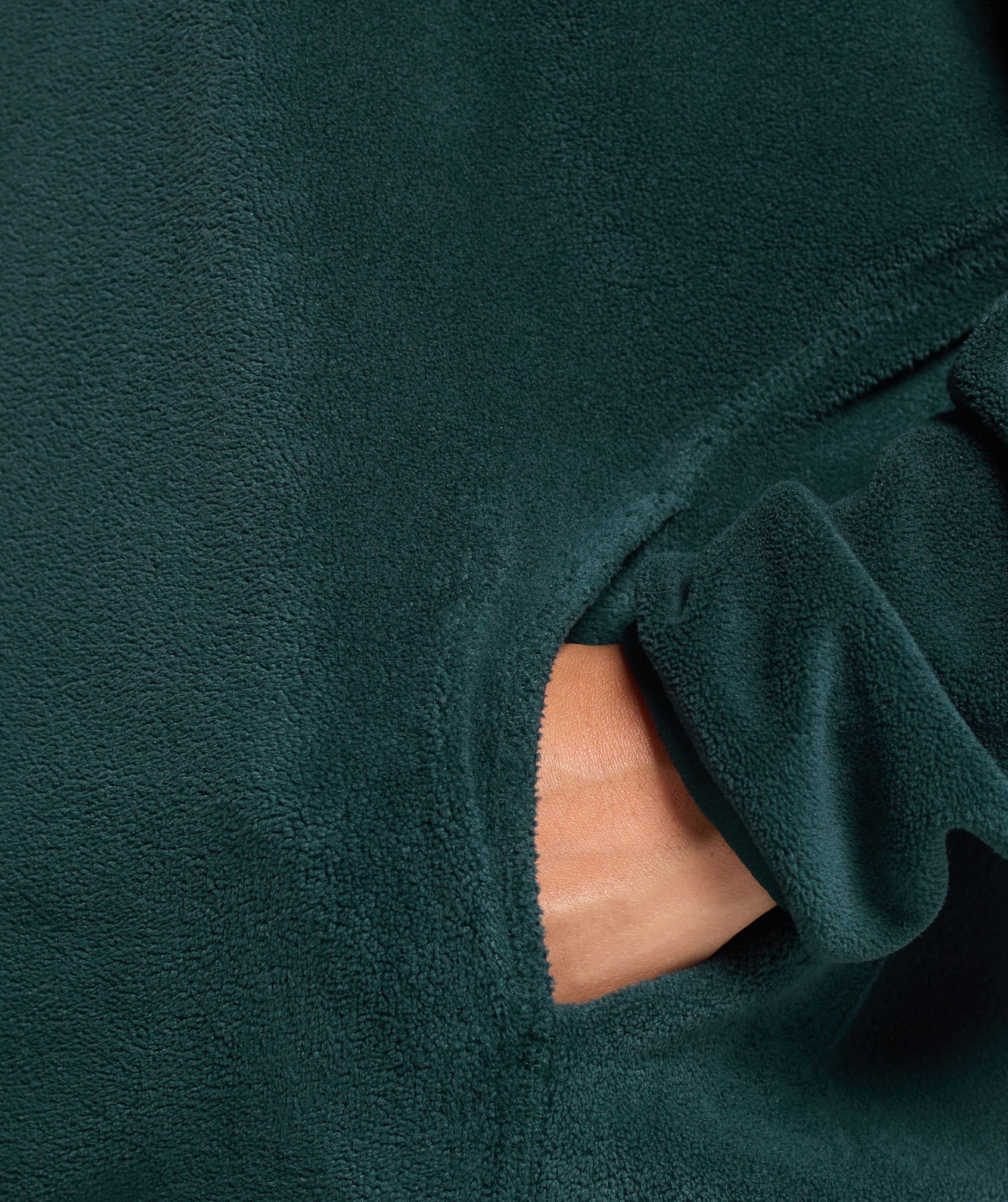 Women's Gymshark Polar Fleece 1/4 Zip Strong Teal