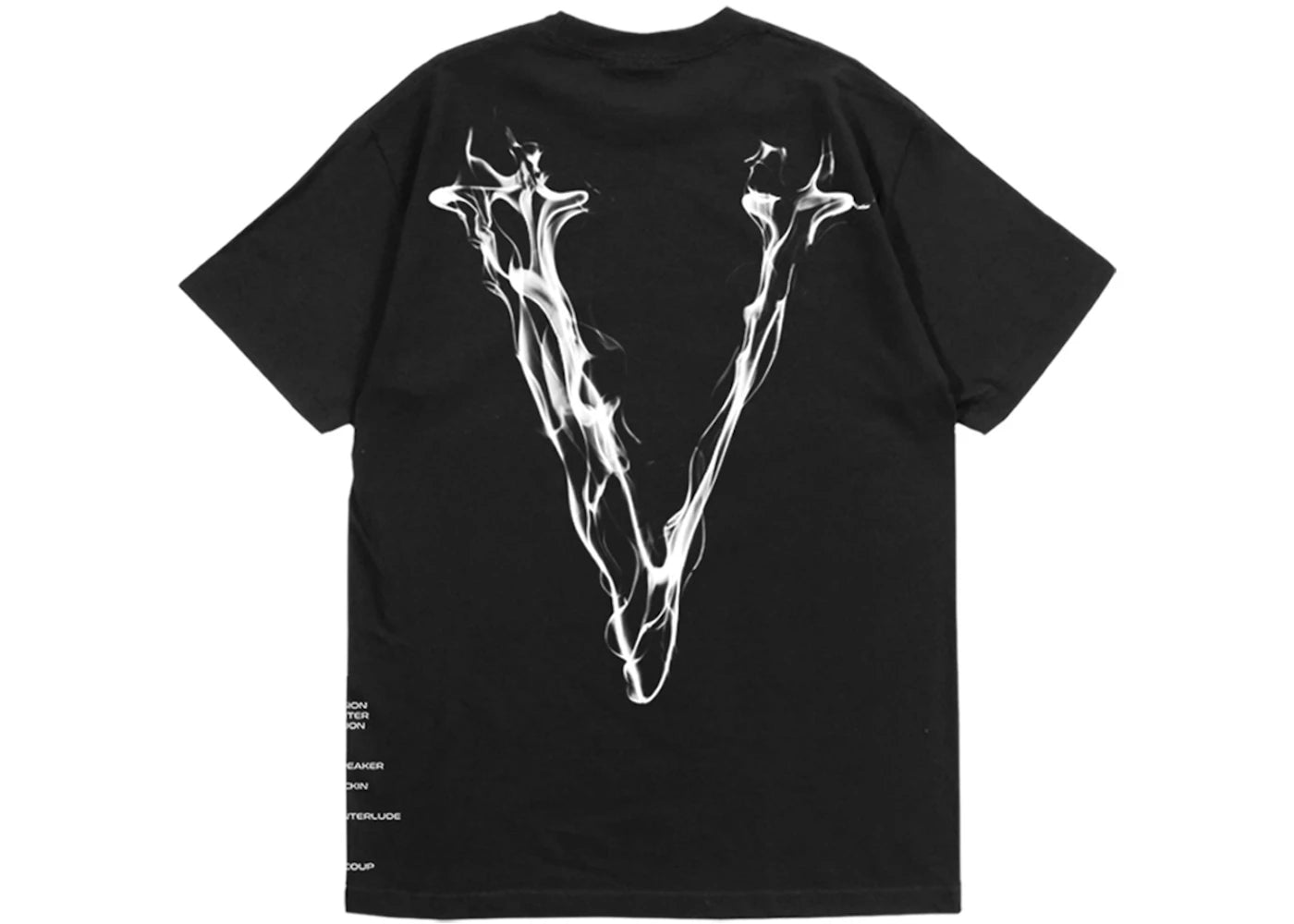 pop smoke x vlone faith t-shirt black