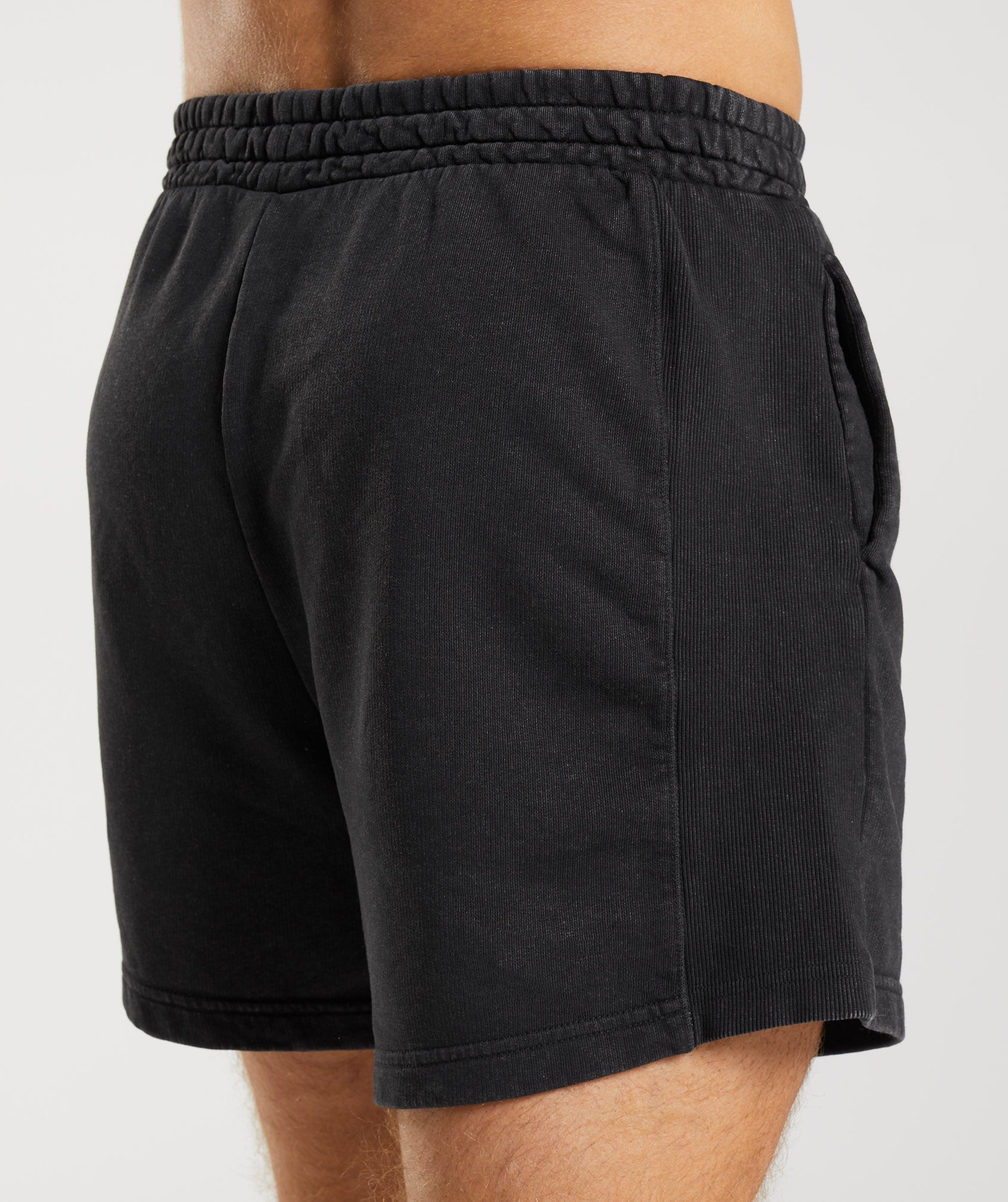Gymshark Power Washed 5" Shorts Black