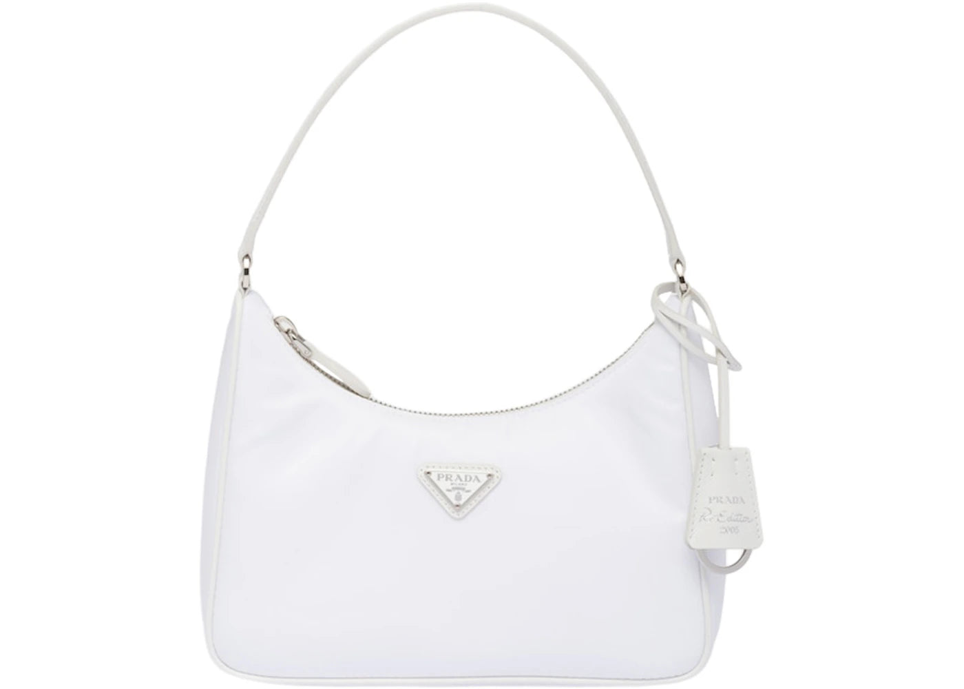 prada 2005 mini sac white