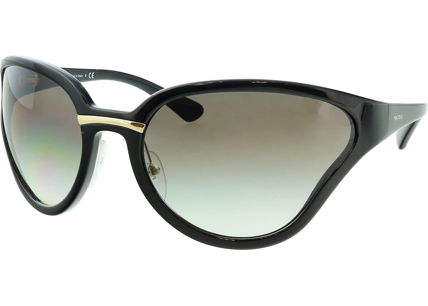 Prada Cateye Sunglasses Black (0Pr 22Vs 1Ab0A7)