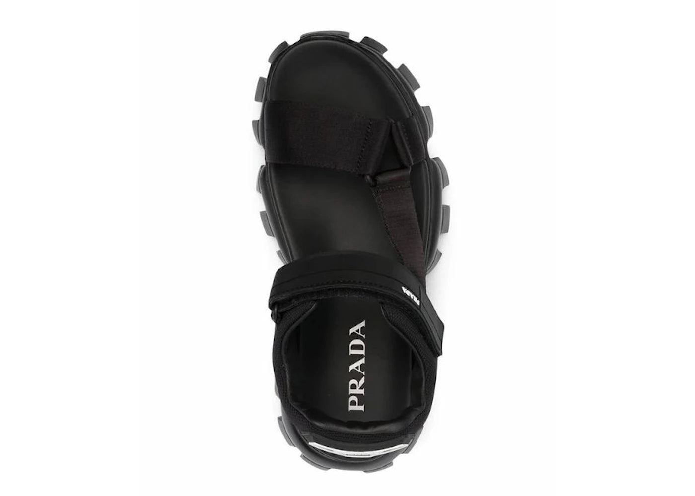Prada Cloudbust Thunder Sandal Black Nylon