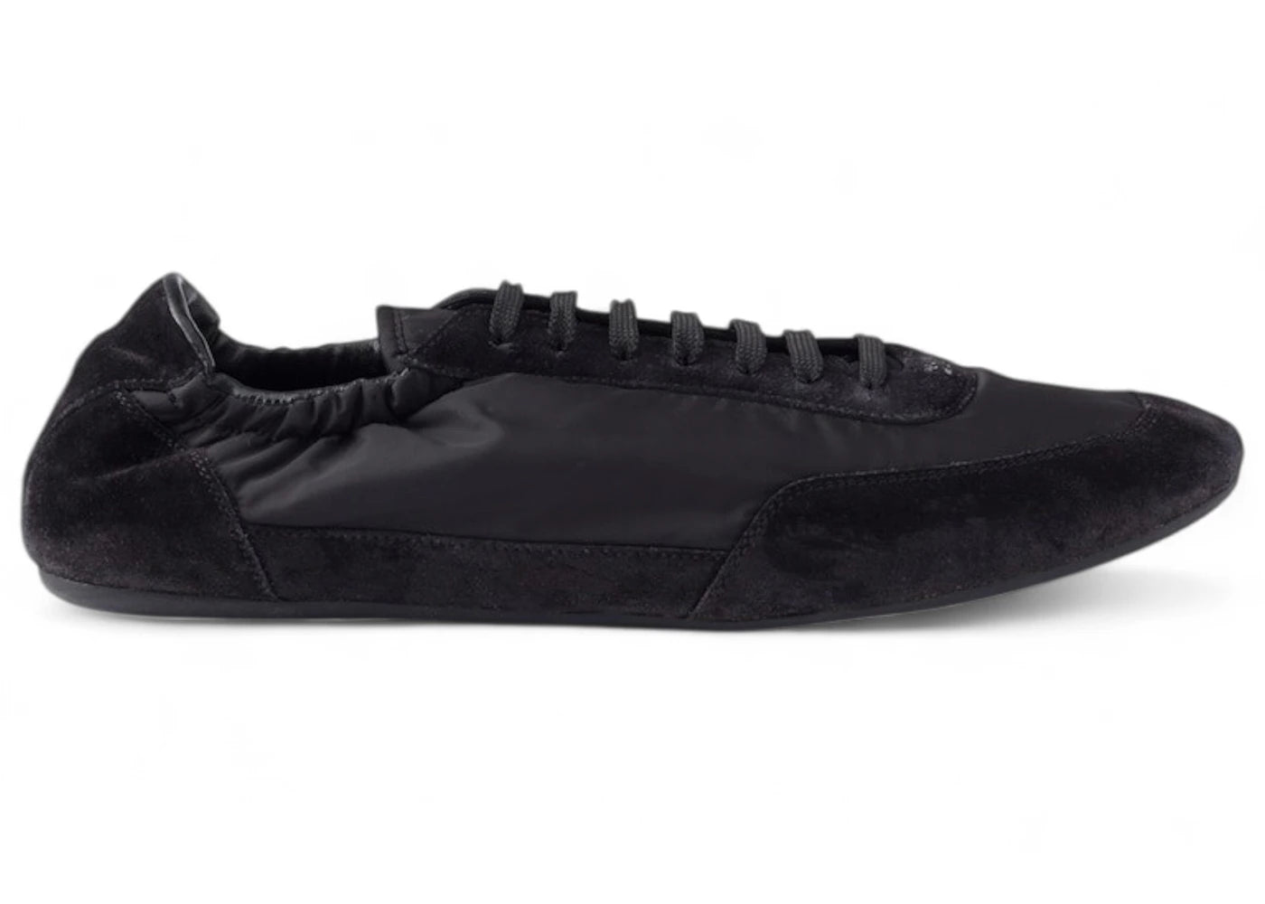 Prada Collapse Re-Nylon Sneakers Black Suede (Women'S)