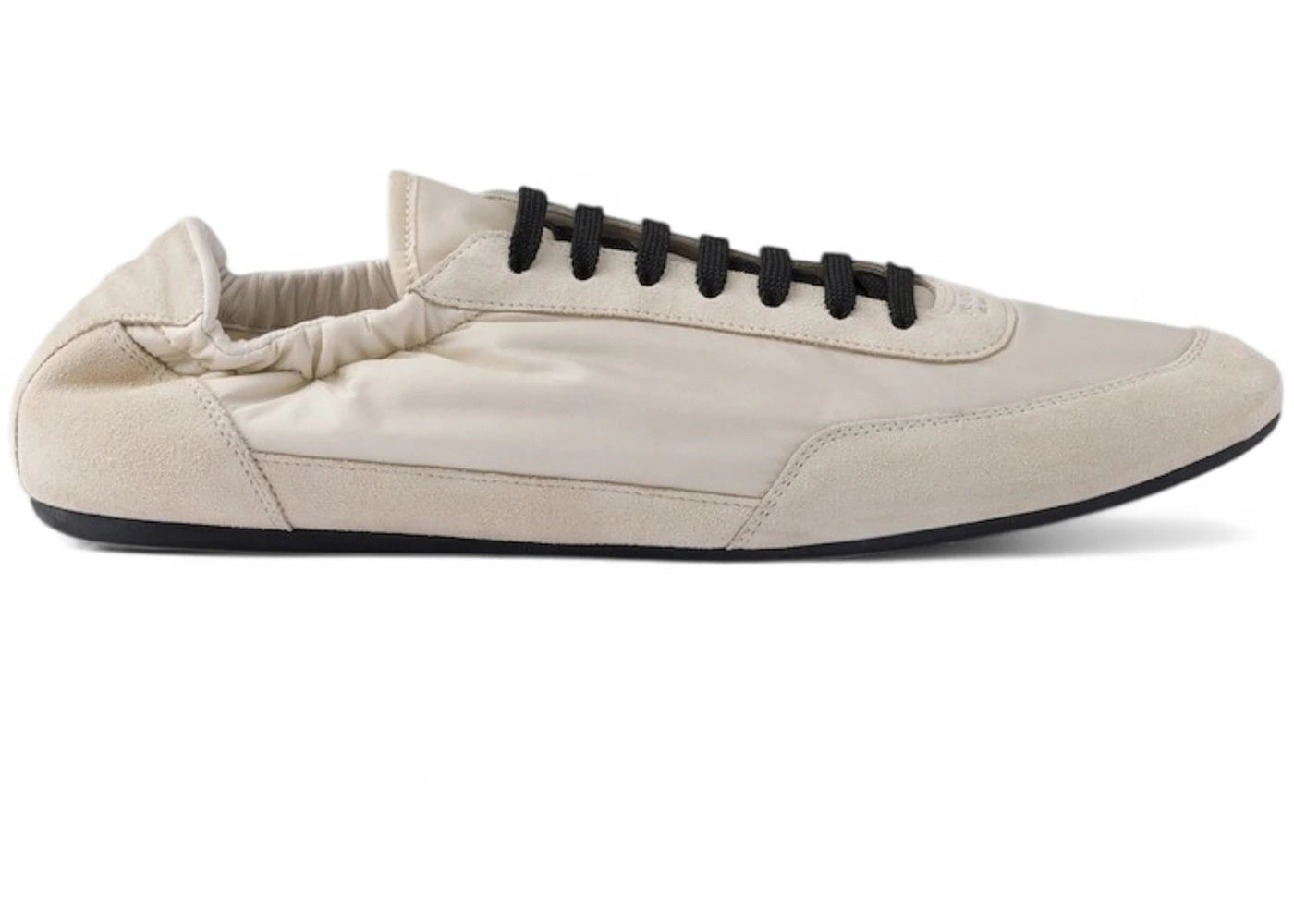 Prada Collapse Re-Nylon Sneakers Ivory Suede (Women'S)