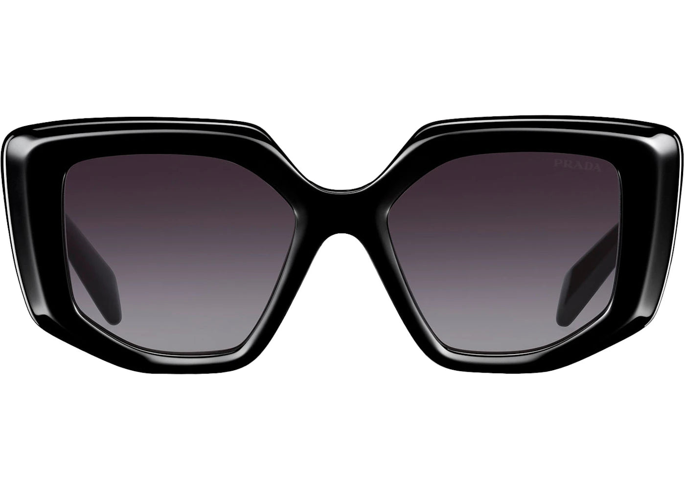 Prada Irregular Sunglasses Black Spr14Z 1Ab-09S