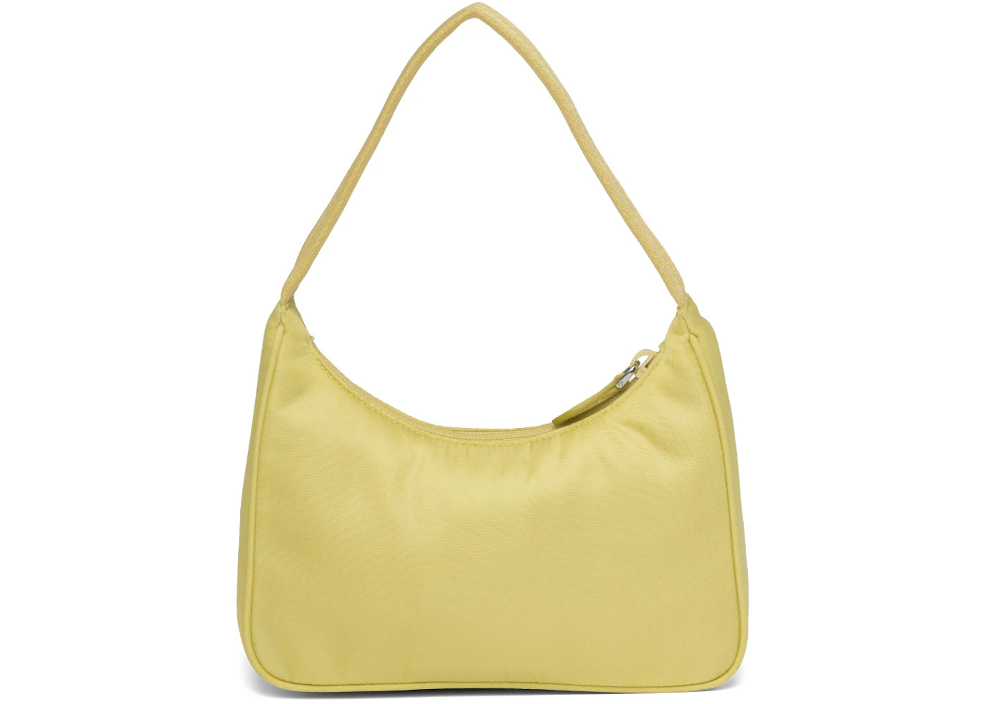 prada re-edition 2000 nylon bag mini pineapple yellow