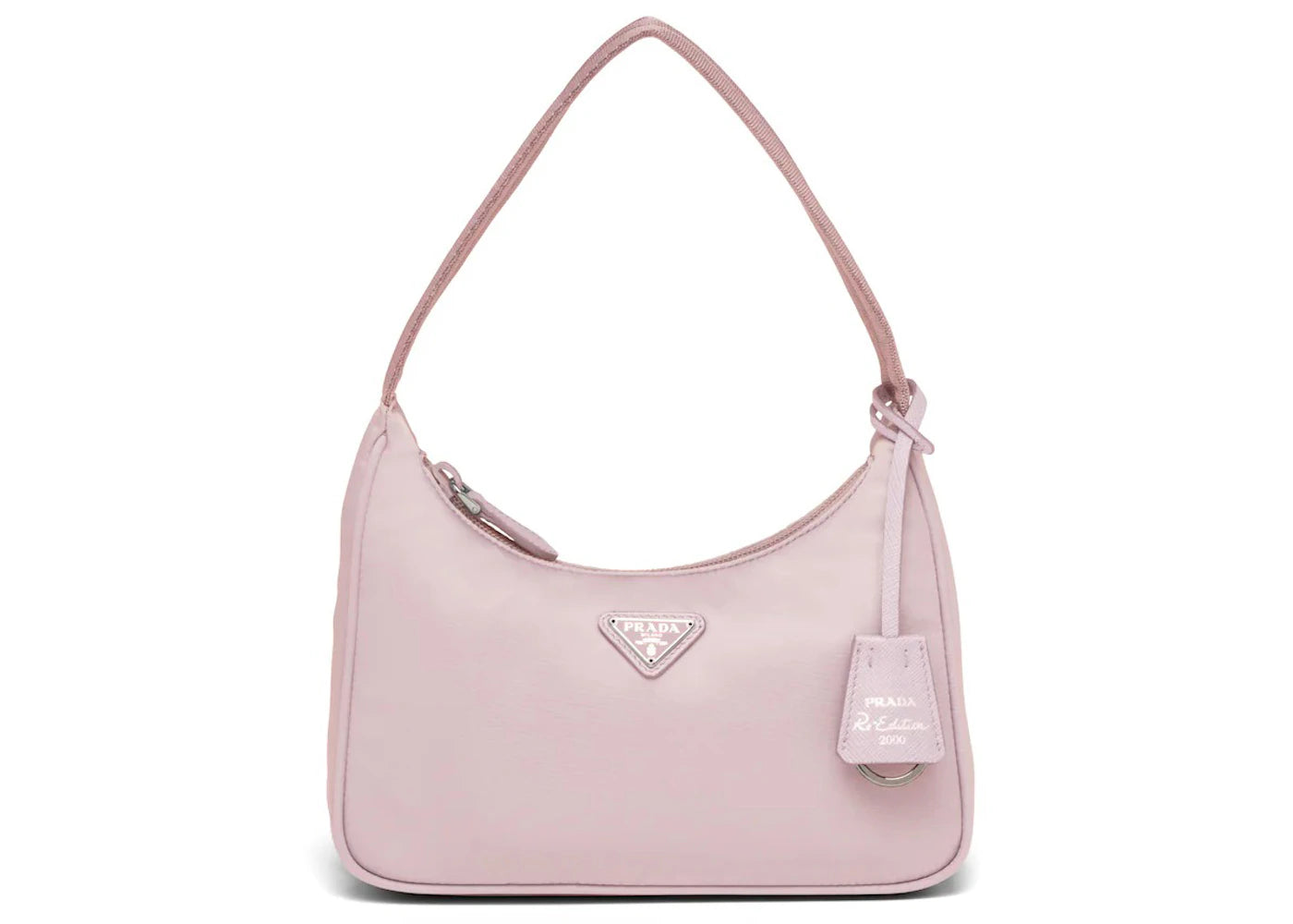 prada re-edition 2000 re-nylon mini bag alabaster pink