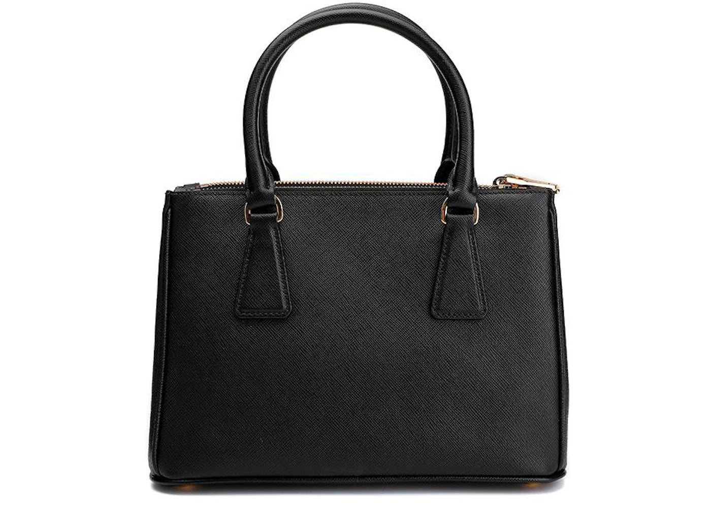 prada saffiano galleria bag small black