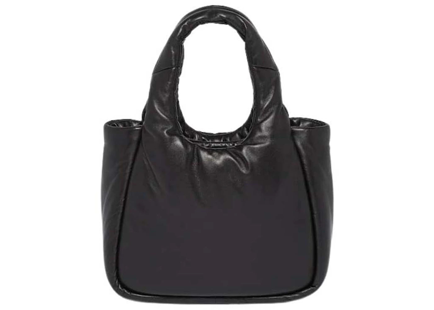 prada small padded soft nappa-leather bag black