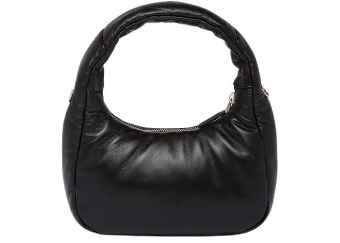 prada soft padded nappa-leather mini bag black