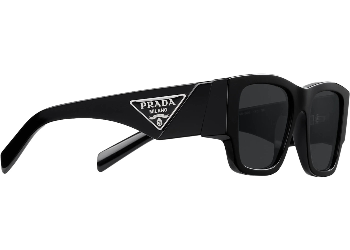 Prada Square Sunglasses Black (Spr 10Z 1Ab-5S0)