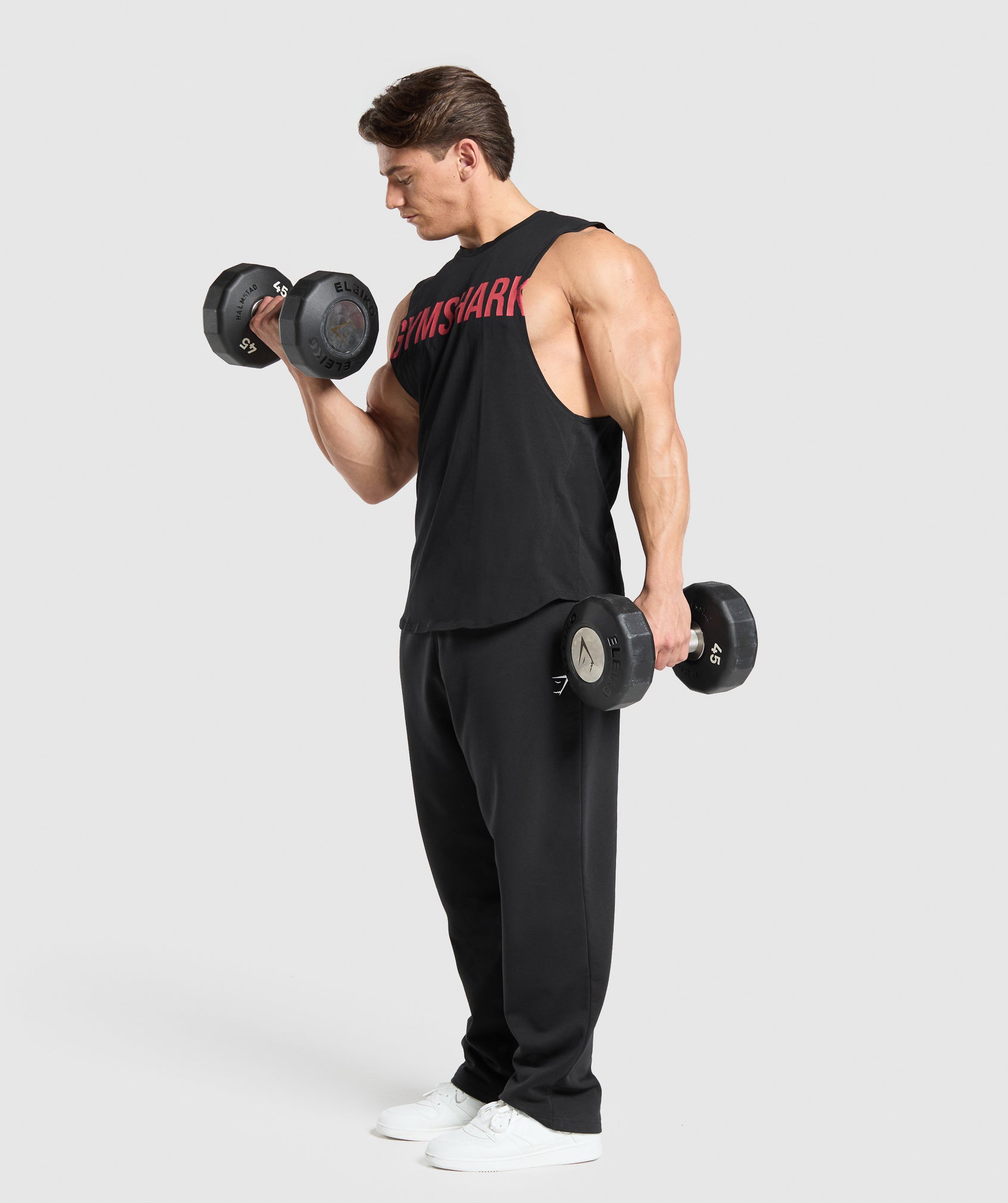 Gymshark Prime Drop Arm Tank Black