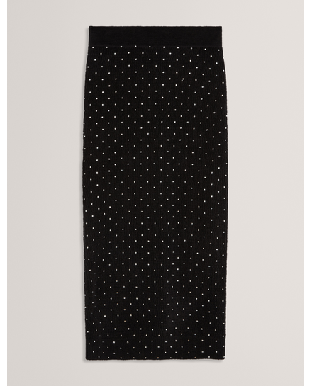 Ted Baker Keata Diamante Embellished Chenille Knit Tube Skirt Women's