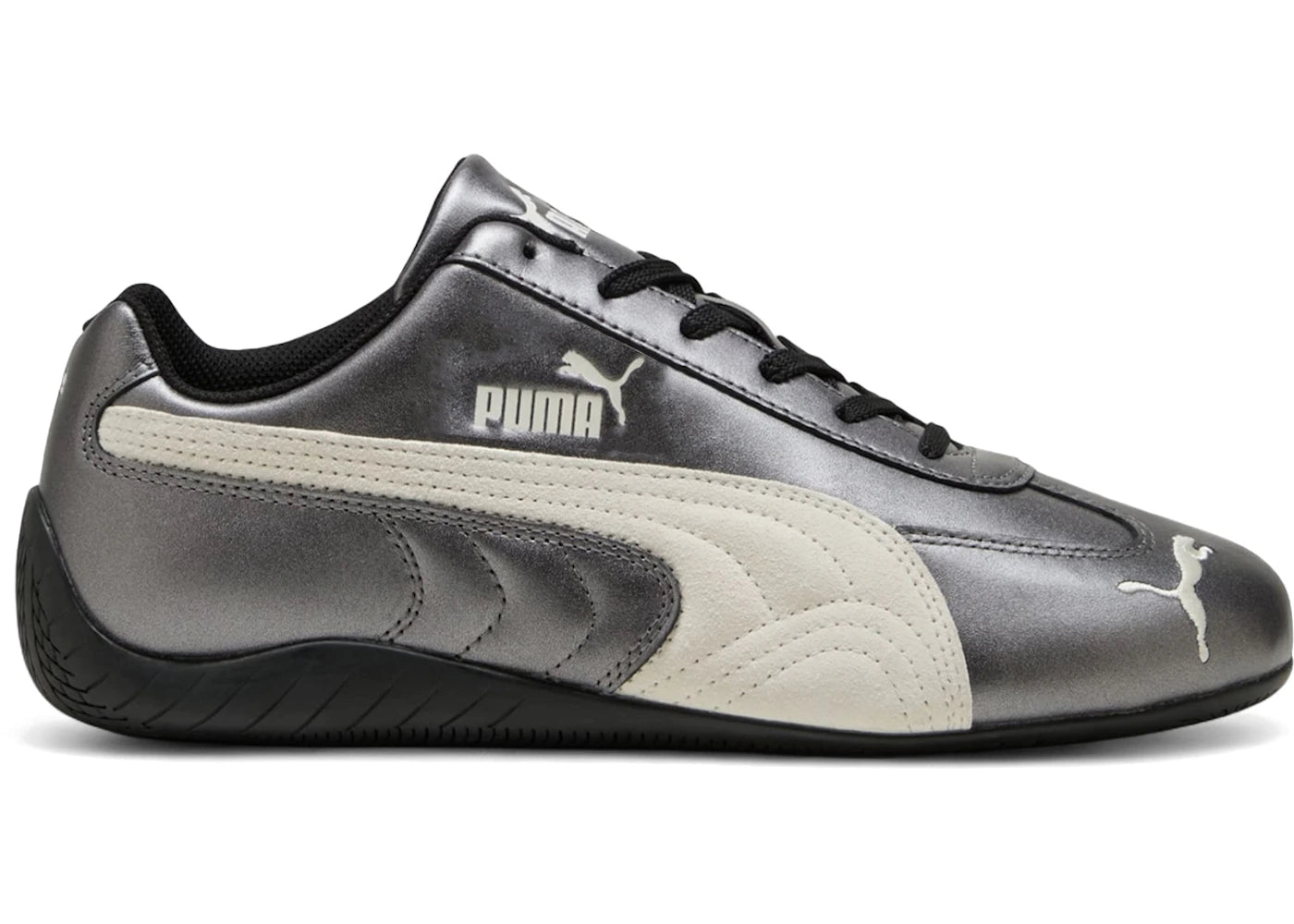 Puma Speedcat Metallic Black Warm White UK - Main Image