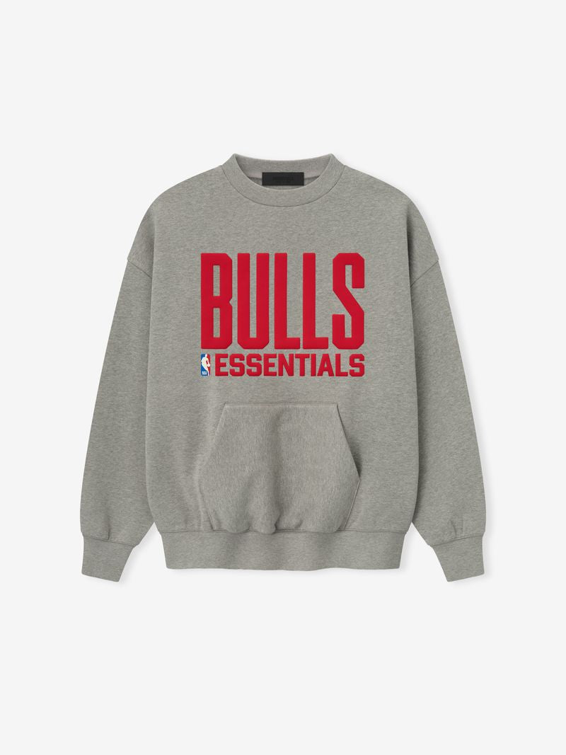 Essentials Bulls Sport Crewneck Concrete Heather