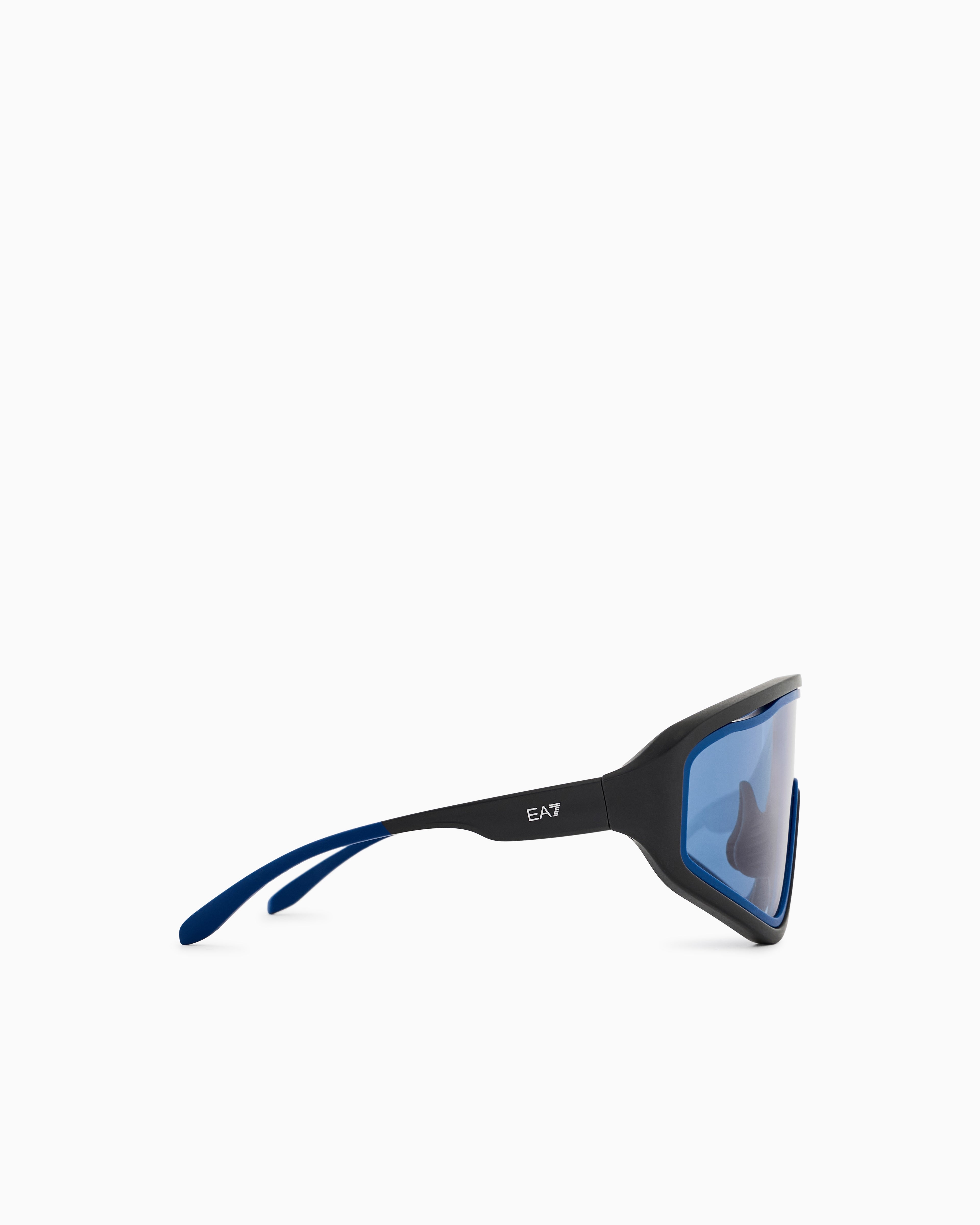 EA7 Irregular-shaped sports sunglasses