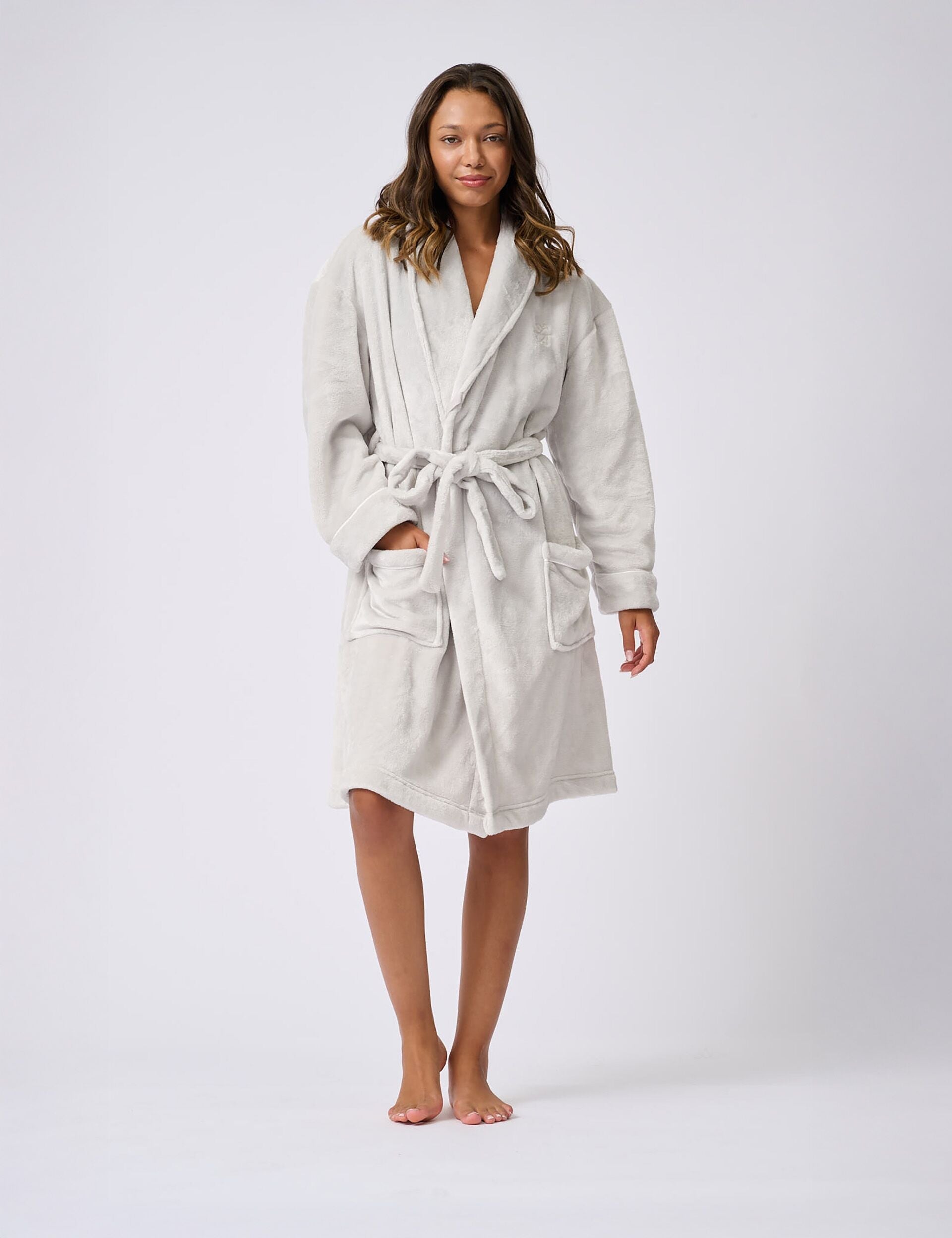 Ted Baker Rachel Soft Fleece Belted Dressing Gown Women's