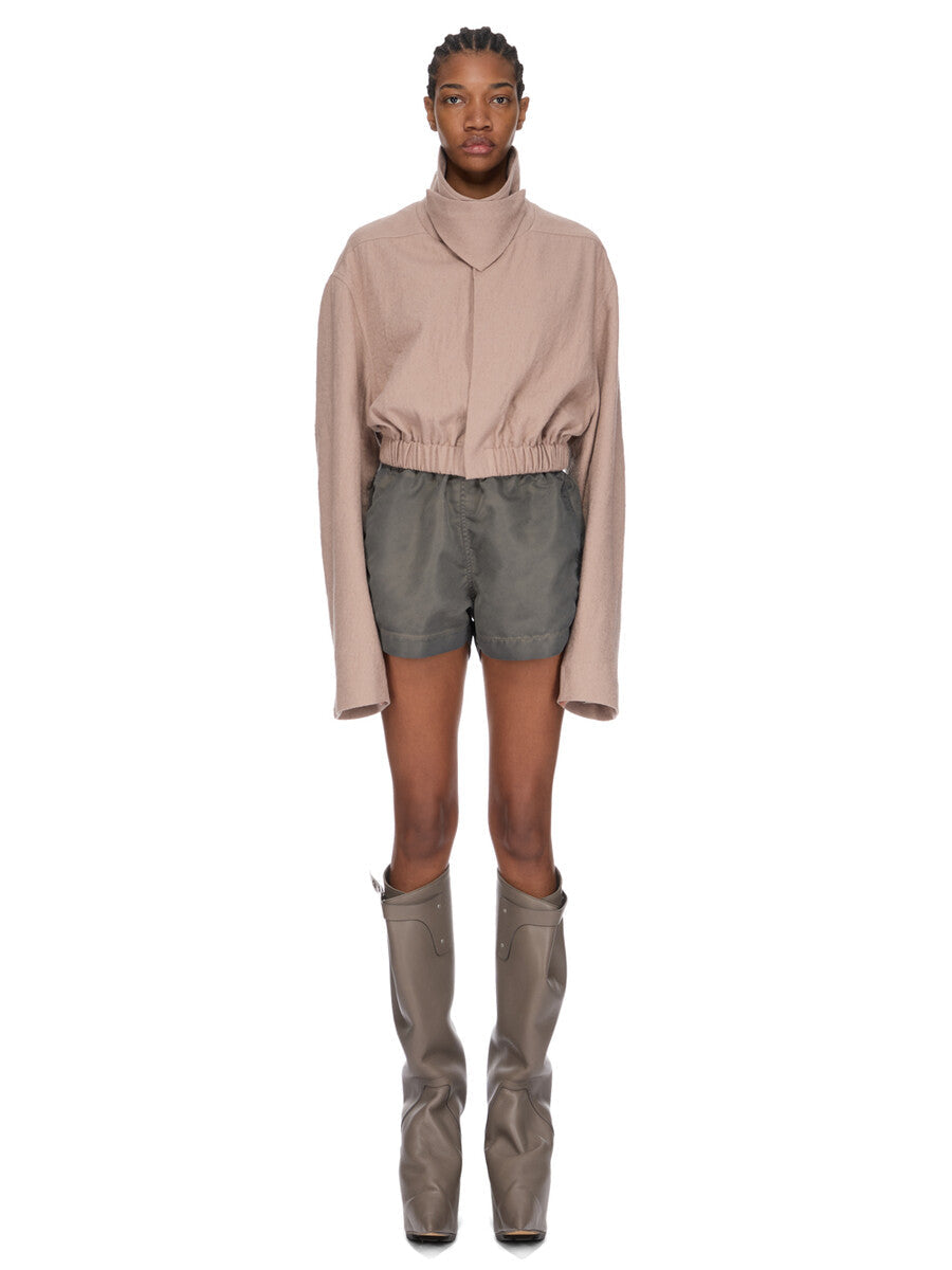 Rick Owens Collared Mac Shirt