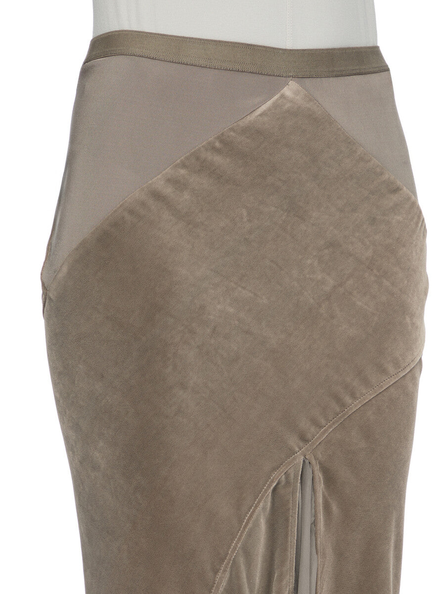 Rick Owens Dbl Sliced Skirt