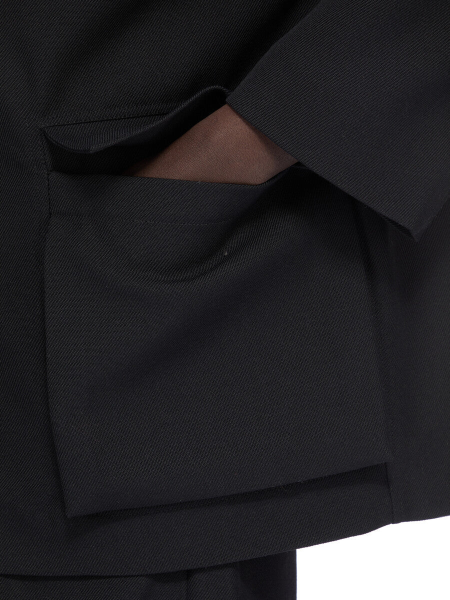 Rick Owens Collared Mac