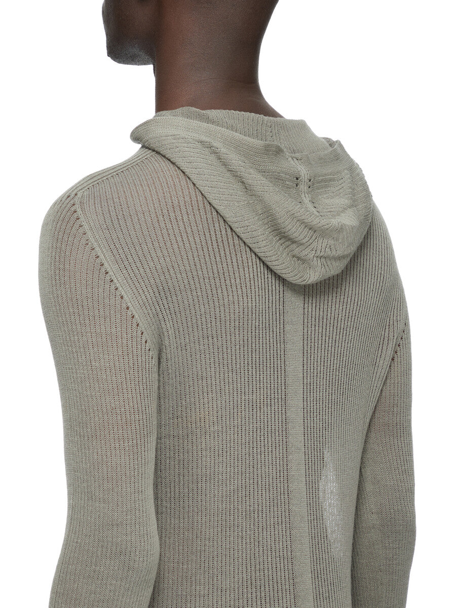 Rick Owens Sheer Hooded LS T