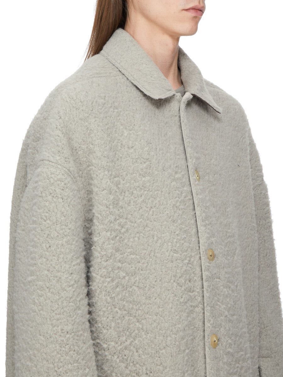 Rick Owens Buttoned Brad Coat