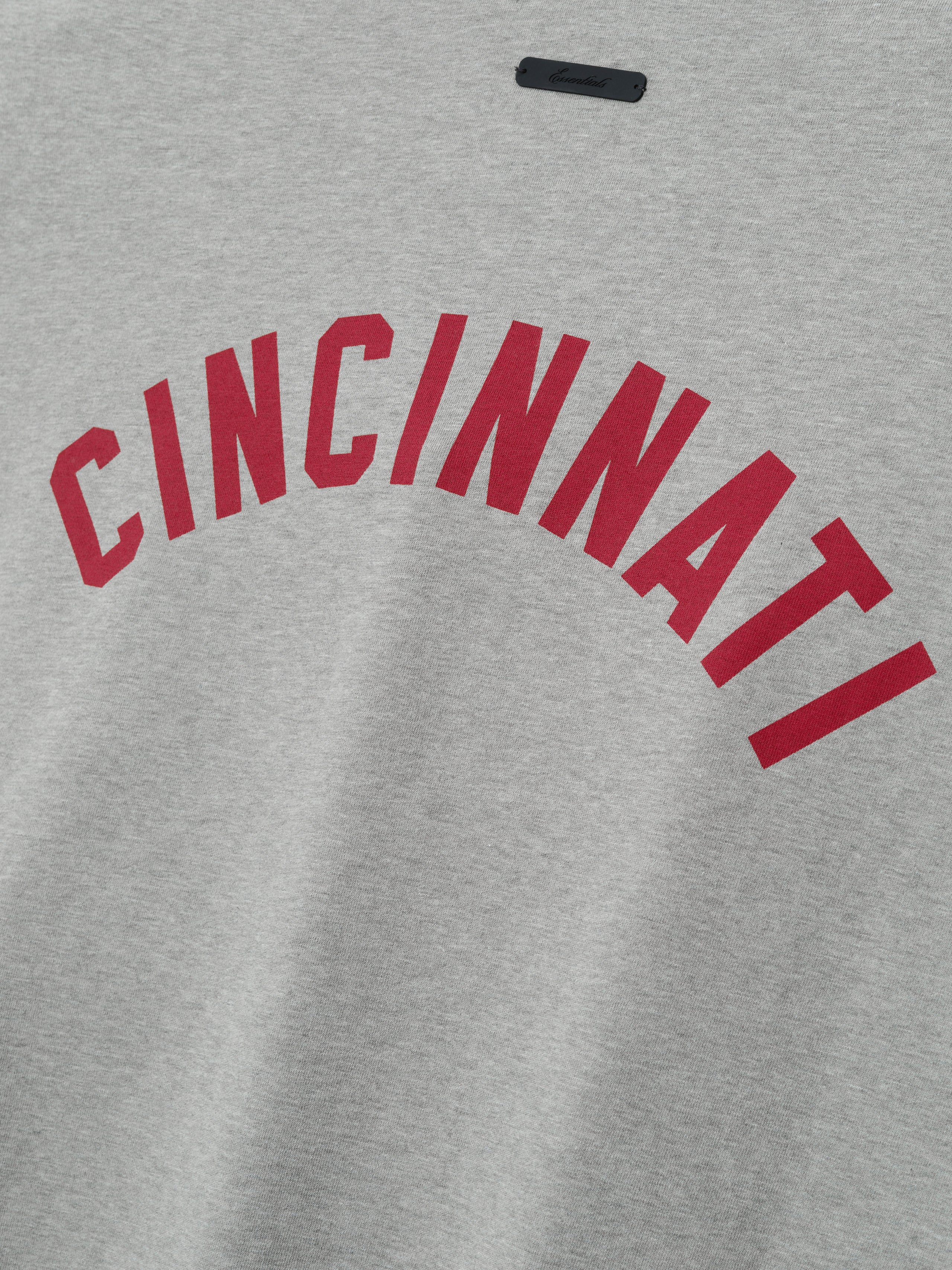 Essentials Reds Merch Tee Concrete Heather
