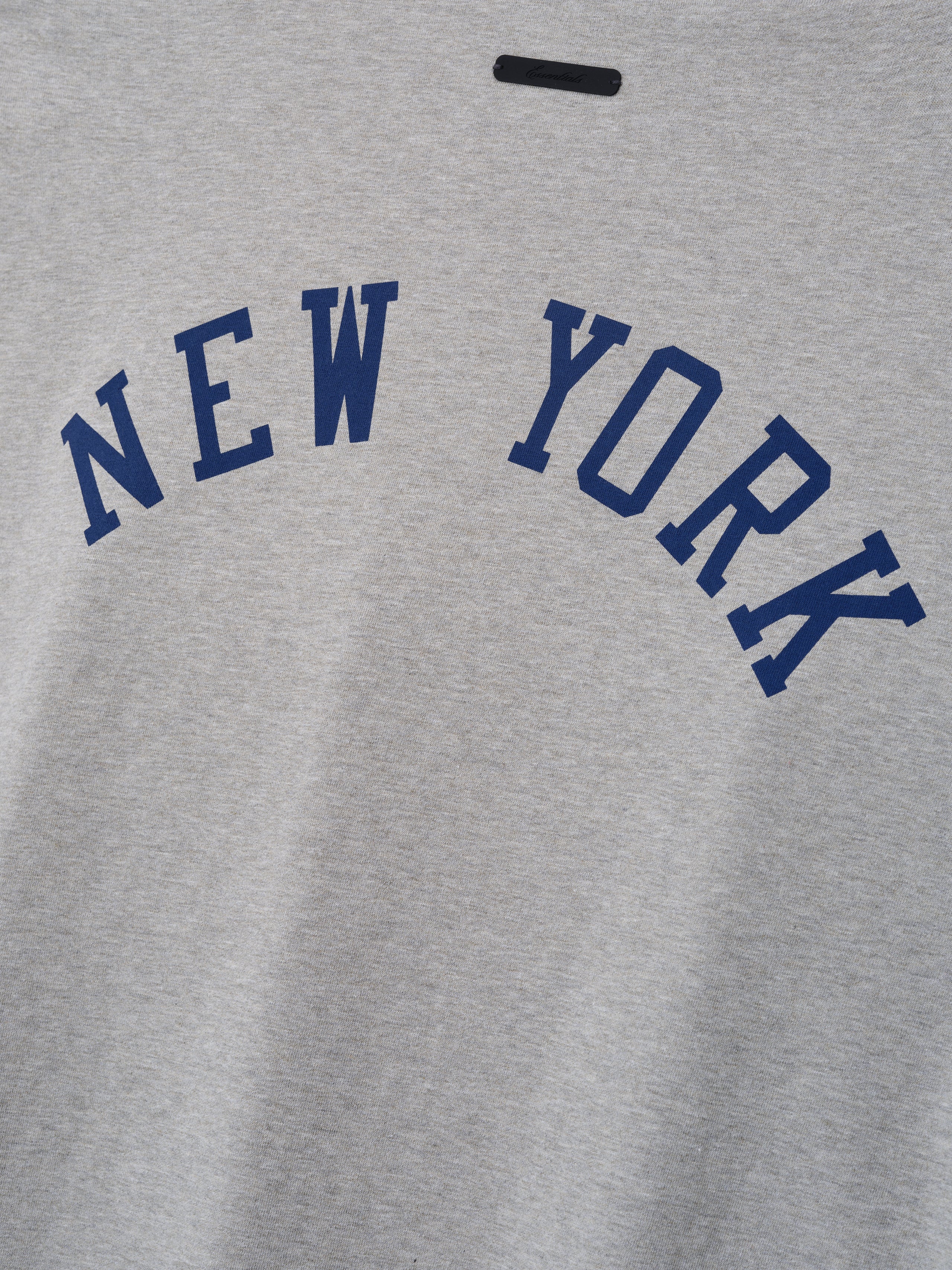 Essentials Mets Merch Tee Concrete Heather