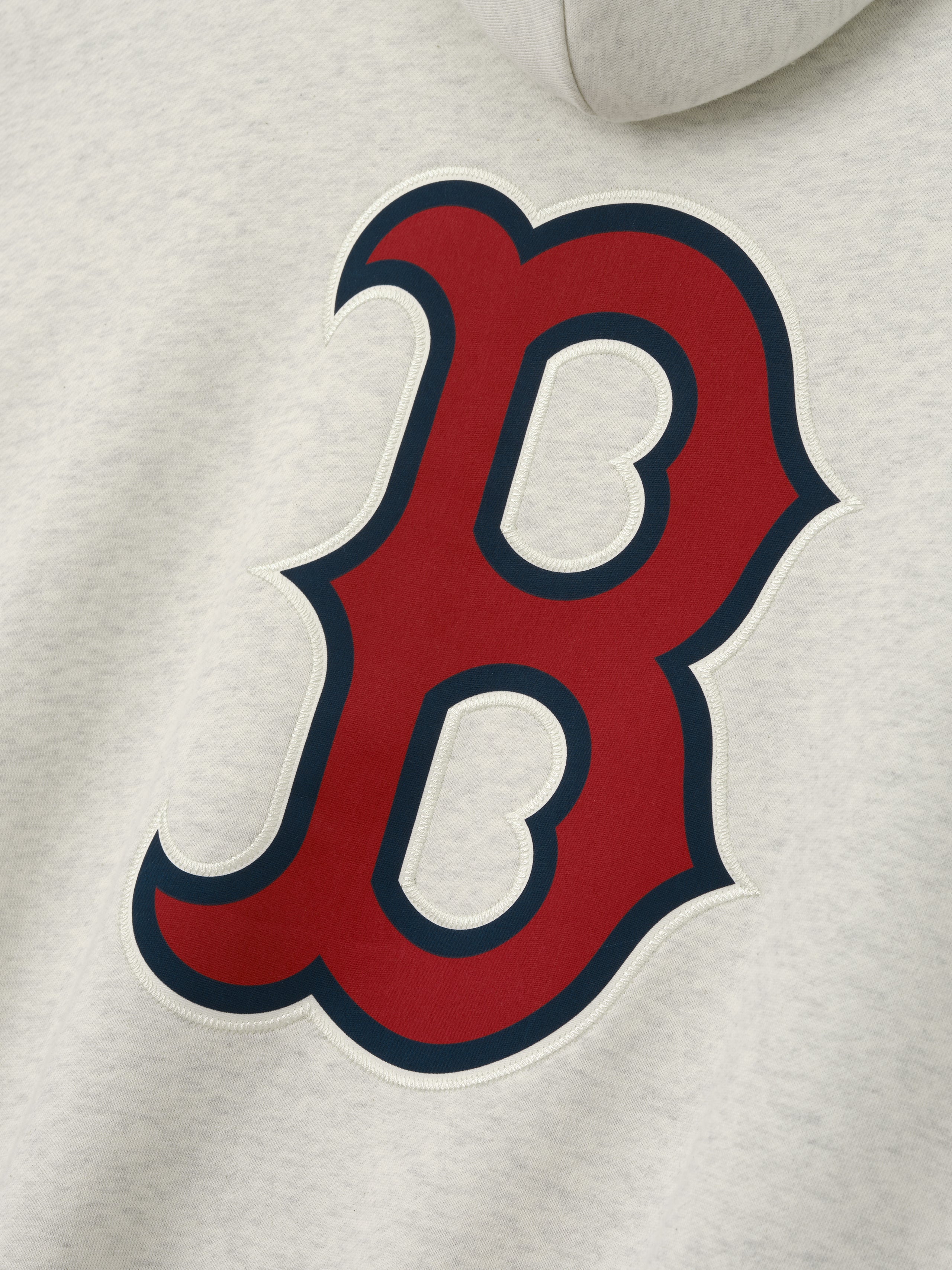 Essentials Red Sox Sport Hoodie Oatmeal Heather/ Light Heather Rib