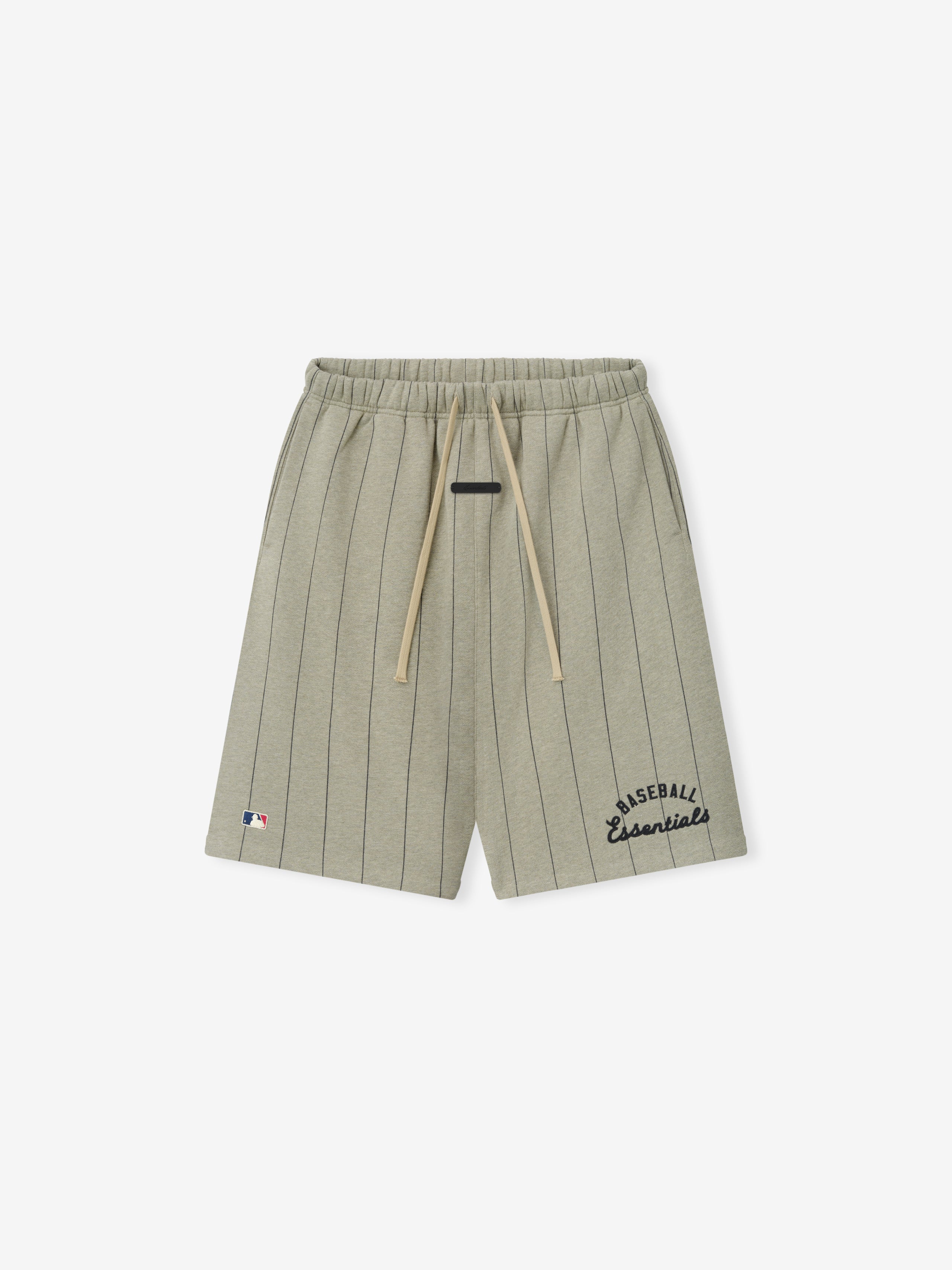 Essentials Mlb 90'S Sweatshort Seal Heather W Black Pinstripes